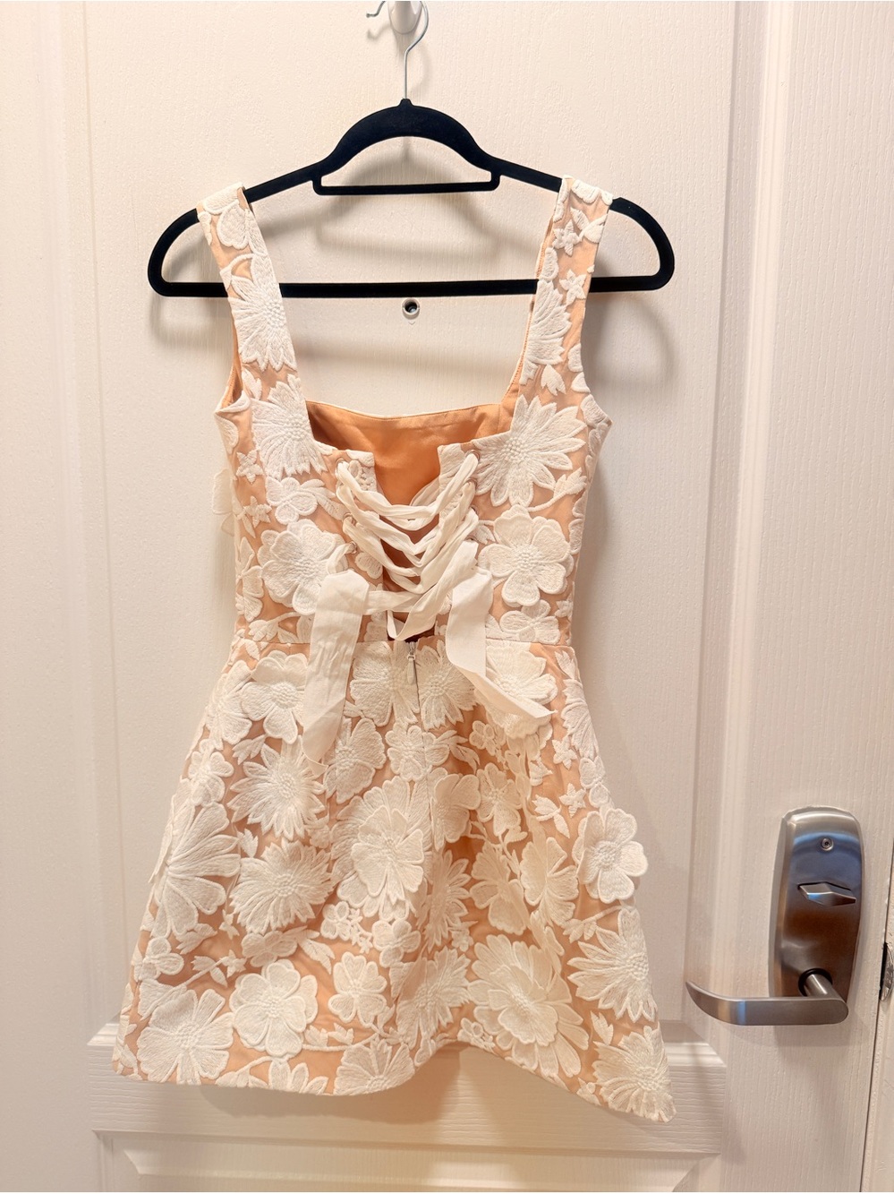 Helsi Belen Sleeveless Square-Neck Mini Dress in White Size XS NWT - Picture 7 of 9